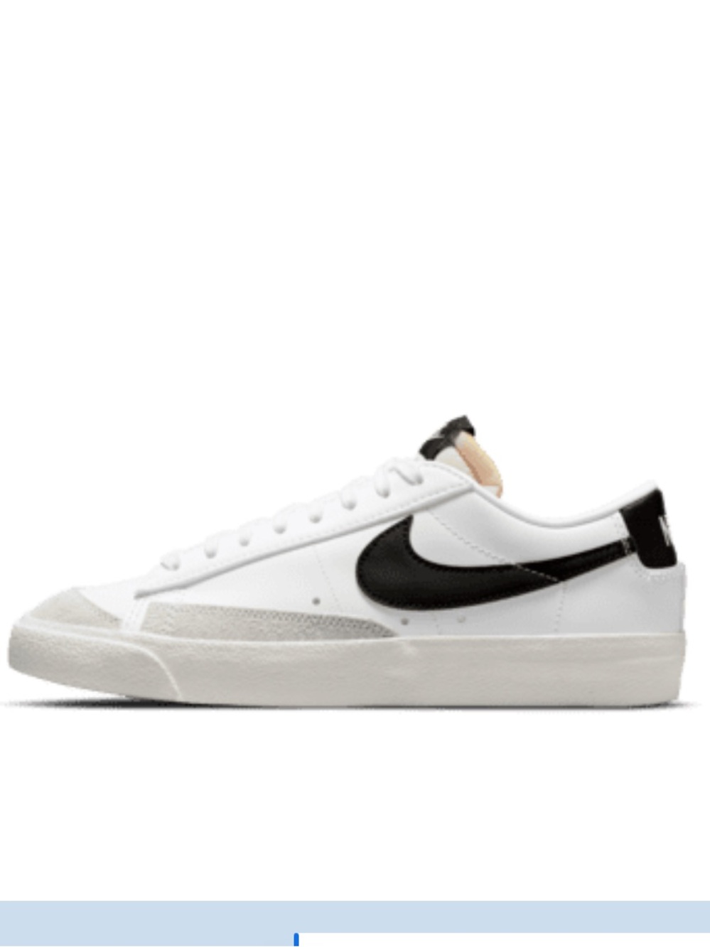 Nike Blaze Low ‘77 White Low-Top — 6.5

Leather Sneakers with Black Swoosh